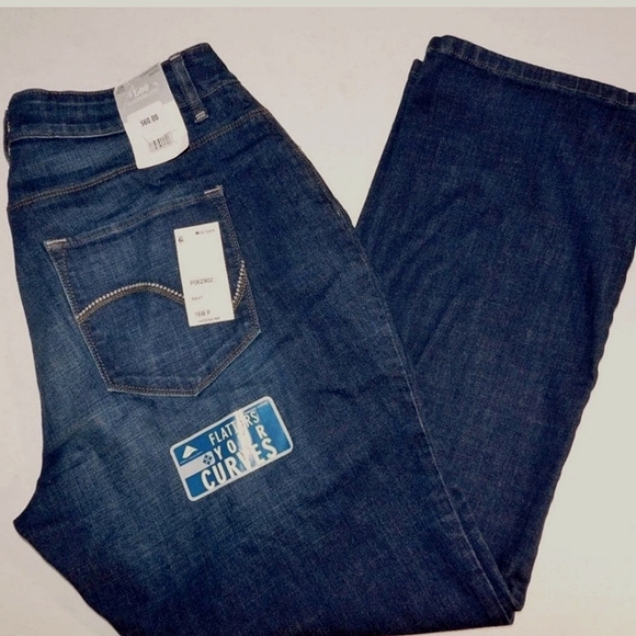 Lee Platinum Blue Jeans Boot Cut 16W Petite - Picture 2 of 16